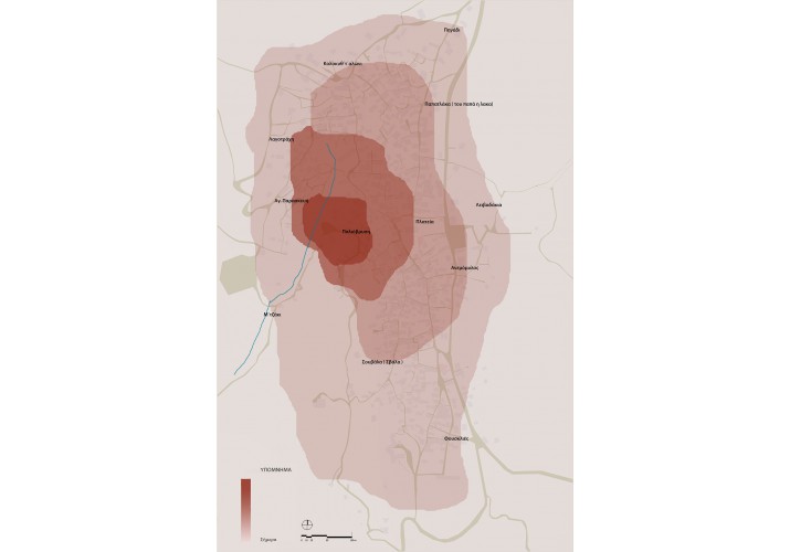 Χάρτης εξάπλωσης οικισμού