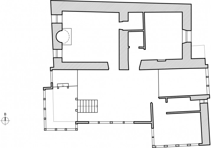 Σχέδιο κάτοψης 2ου ορόφου Αρχοντικού Κόντου.