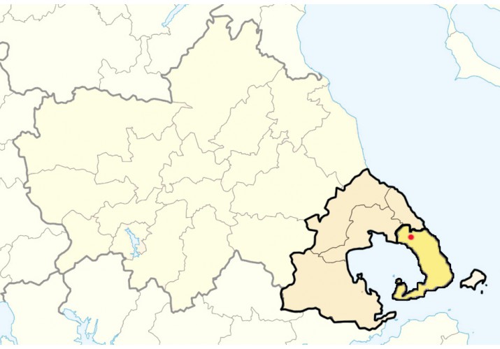 Η θέση της Βυζίτσας, στο βόρειο τμήμα του δήμου Νοτίου Πηλίου, του Νομού Μαγνησίας.