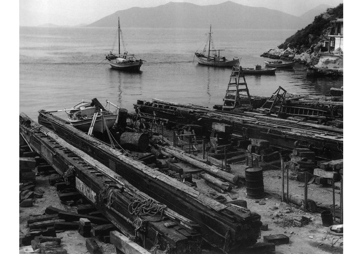 ταρσανάς στο Τρίκερι, 1974, φωτογραφία Τάκη Τλούπα
