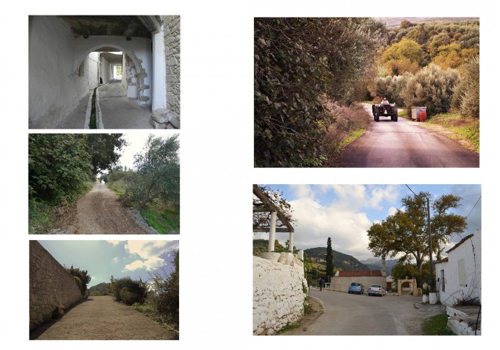 Χαρακτηριστικές φυγές σε δρόμους εντός και γύρω του οικισμού