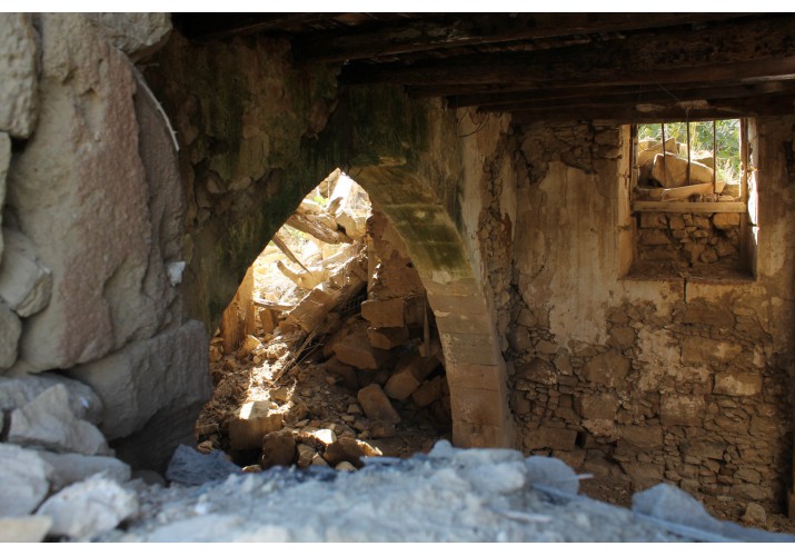 Καμάρα στο εσωτερικό του Κτιρίου 14 (Μπαμπαμέτη)