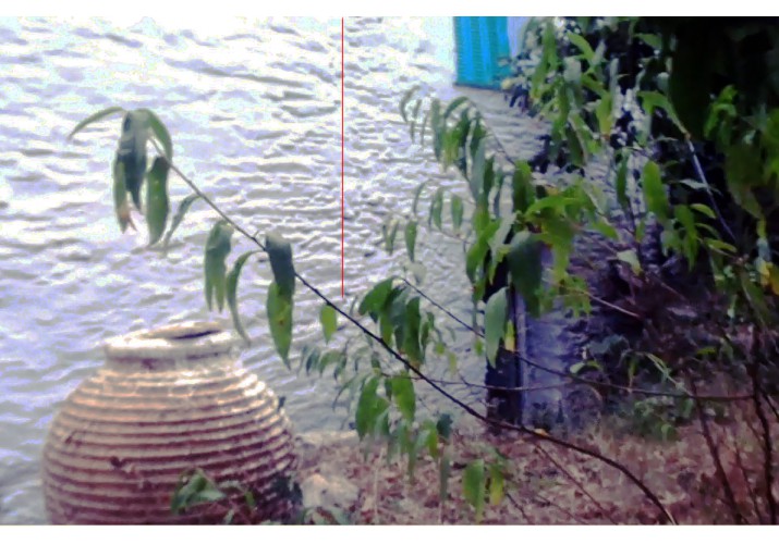 Κατασκαυαστικός αρμός στην ανατολική όψη
