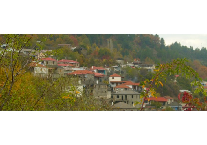 Τα σπίτια της Δροσοπηγής φωλιάζουν στη βουνοπλαγιά