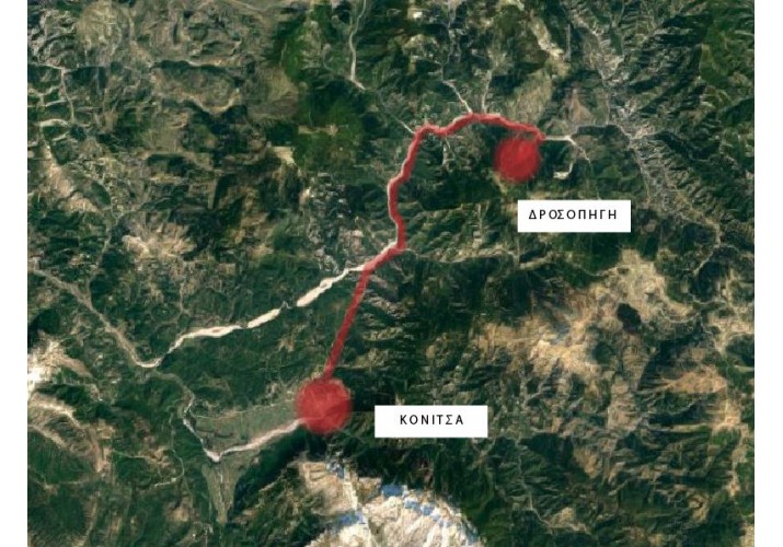 Πρόσβαση στη Δροσοπηγή οδικώς 