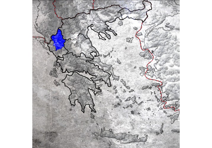 Ο Νομός Ιωαννινων στον χάρτη της Ελλάδας