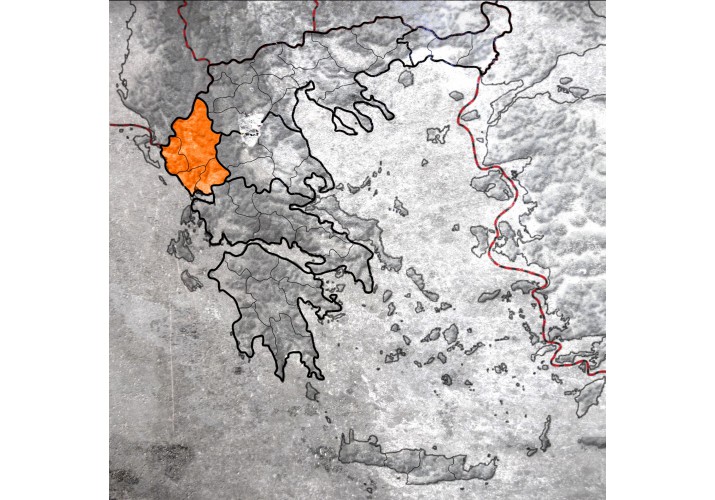 Η Ηπειρος στον χάρτη της Ελλάδας