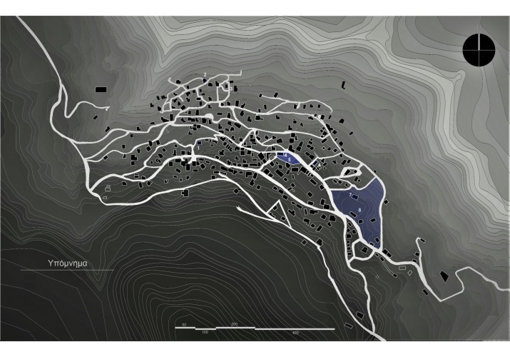 Χάρτης τοποσήμων του χωριού