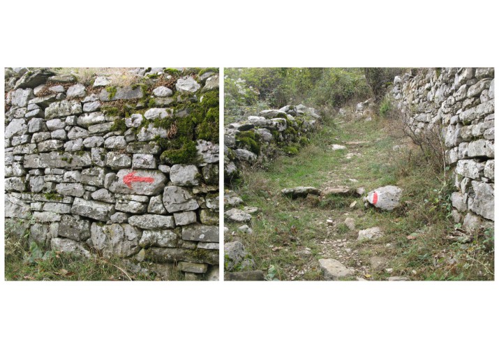 Σήμανση διαδρομής μονοπατιού