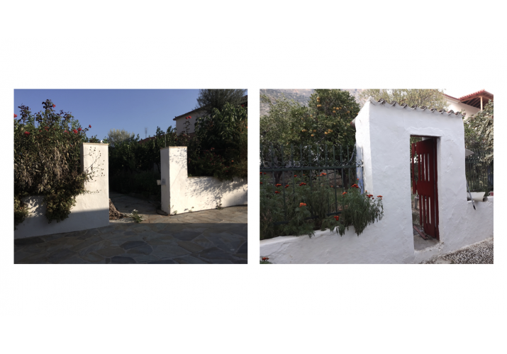 Ξεχωριστή είσοδος για τον κήπο της αυλής