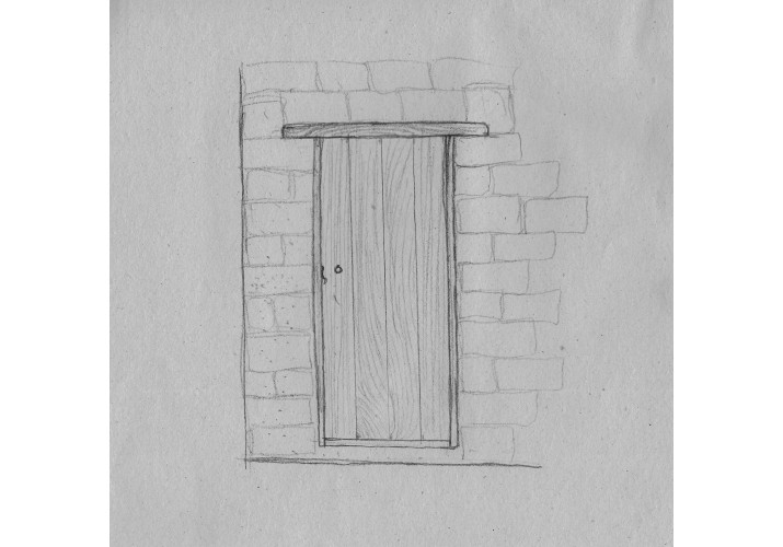 Πόρτα με ξύλινο  πρέκι
