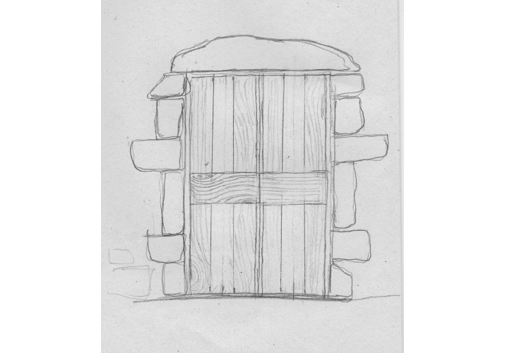 Πόρτα με μονολιθικό πρέκι