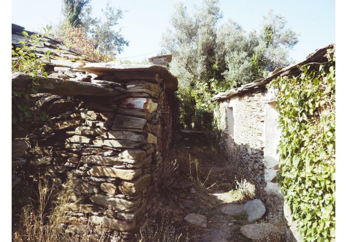 μονοπάτι μεταξύ των δύο σπιτιών