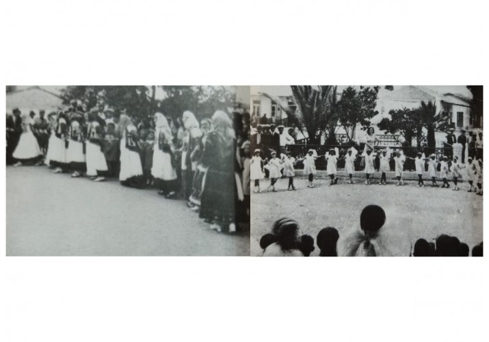 Μπιζάνι 1937 και κεντρική πλατεία 1950