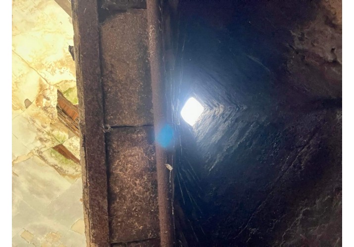 Γεφύρωση ανοίγματος και στήριξη φούσκας από μεταλλική λάμα