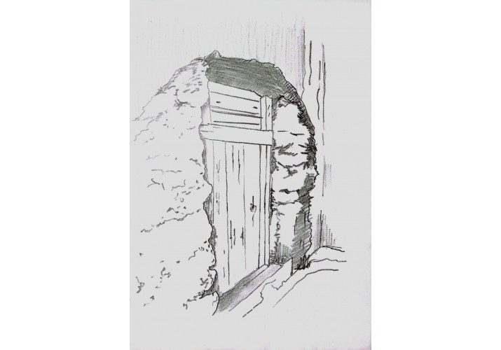 Σκίτσο καρφωτής πόρτας με καμάρα 