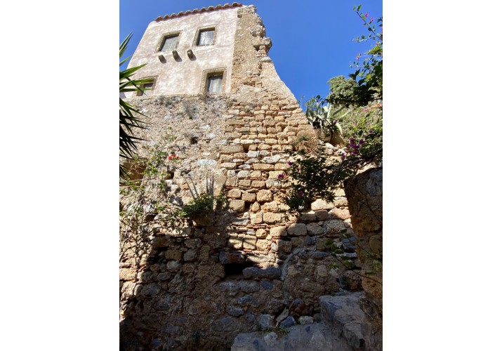 Νότια όψη και τοίχος αντιστήριξης 