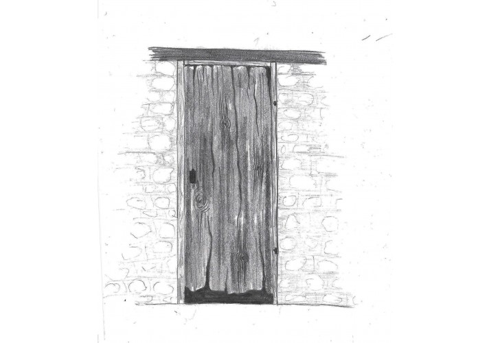 Ξύλινη Μονόφυλλη Πόρτα, με Πλαίσιο