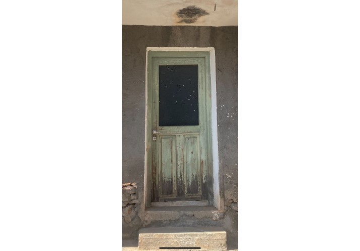 Ξύλινη Πόρτα, με Υαλοπίνακα