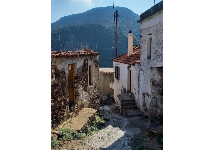 Παλιό ασφαλτοστρωμένο δρομάκι 