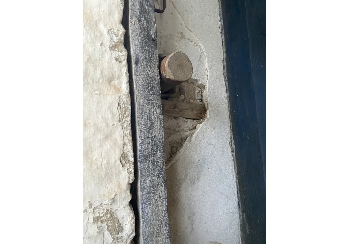 Ξύλινος μηχανισμός ασφάλισης πόρτας 
