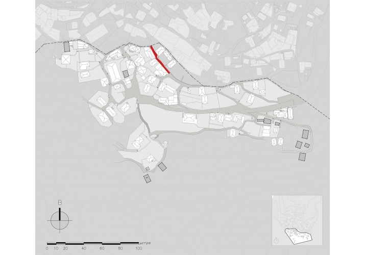Χάρτης θέσεως επιλεγμένου δρόμου προς ανάπτυγμα