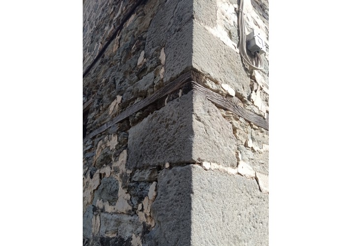 Φωτογραφία λεπτομέρειας ξυλοδεσιάς ​ ​