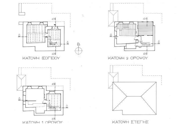 Σχέδια κατόψεων της κατοικίας 16
