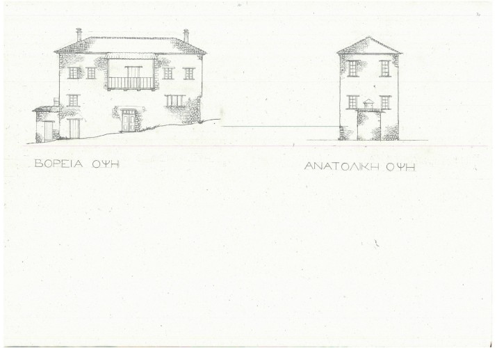 Σχέδια όψεων της κατοικίας 30  ​