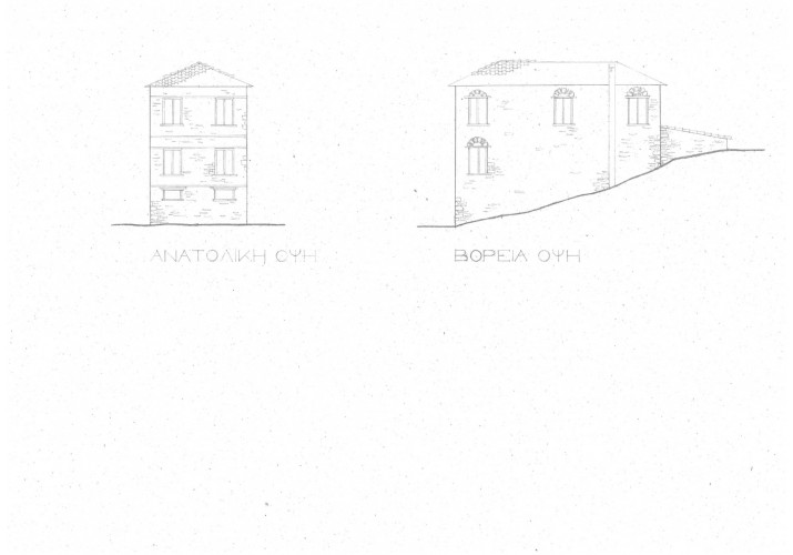 Σχέδια όψεων της κατοικίας 52