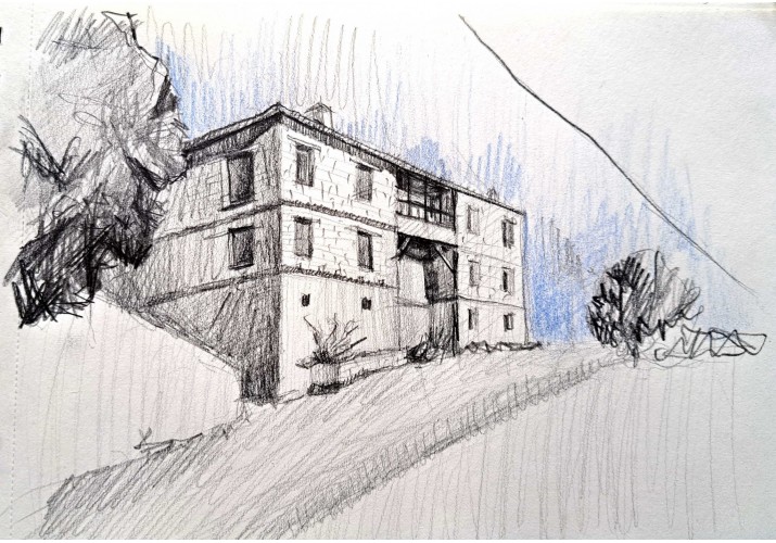 Σκίτσο νοτιοδυτικής όψης