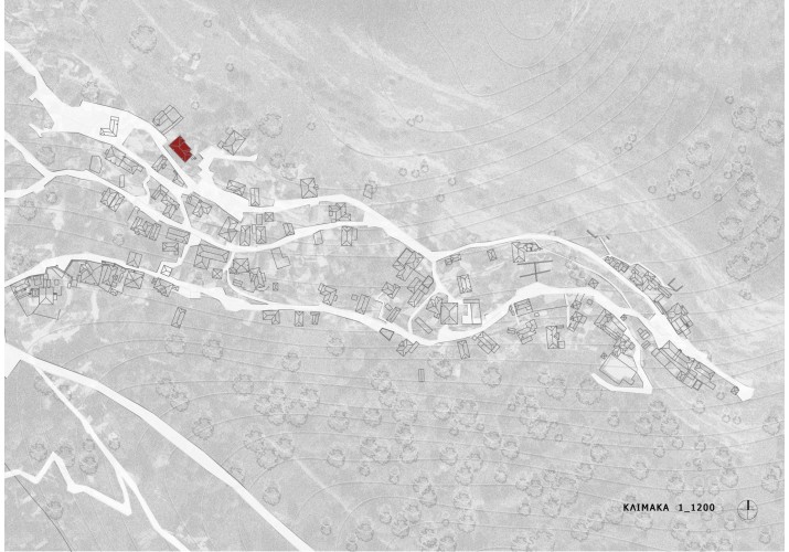 Θέση κτιρίου στον κάτω μαχαλά