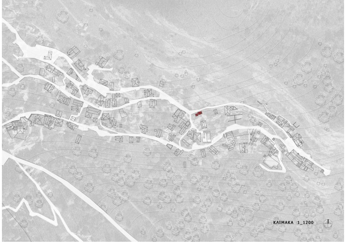 Θέση κτιρίου στον κάτω μαχαλά