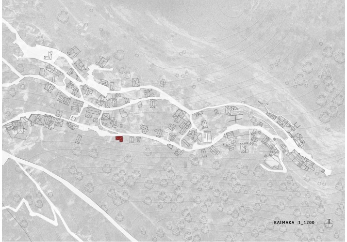 Θέση κτιρίου στον κάτω μαχαλά