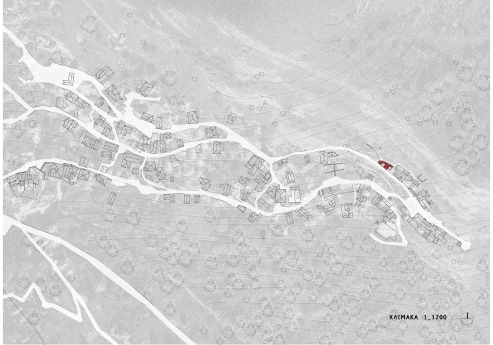 Θέση κτιρίου στον κάτω μαχαλά