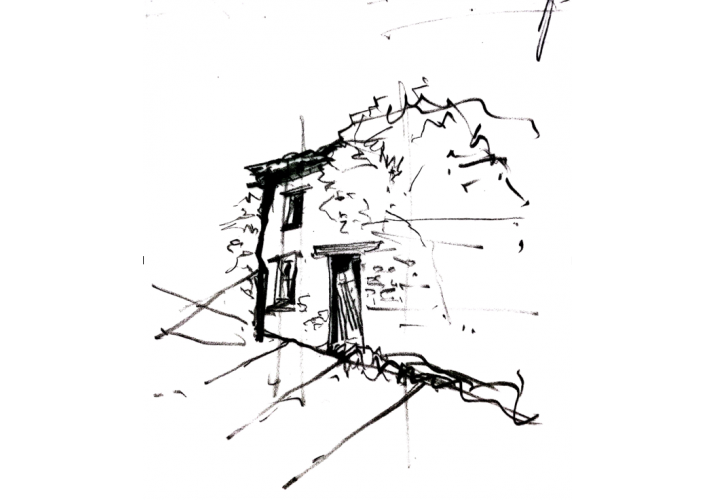 Σκίτσο - Προοπτική από Νότο