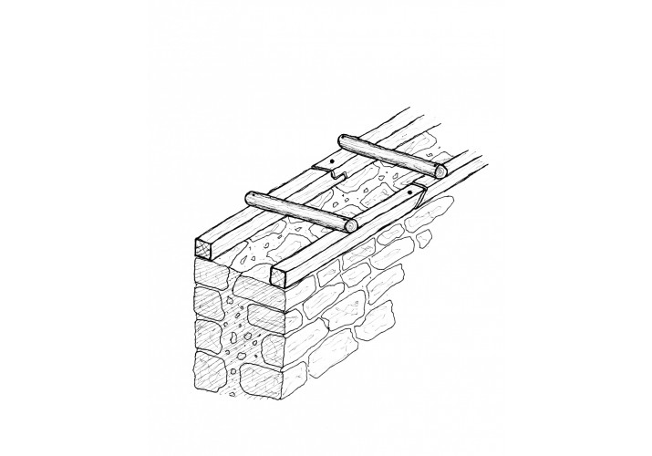 Λεπτομέρεια κατασκευής ξυλοδεσιάς