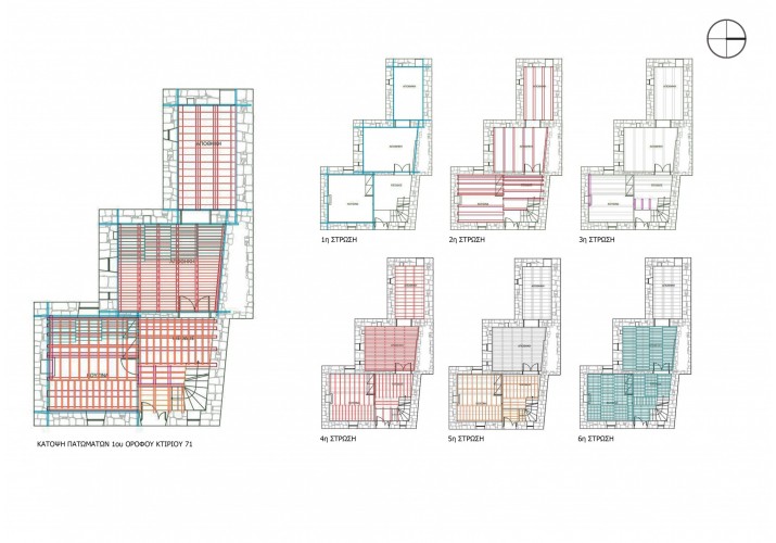 Κατόψεις Πατωμάτων 1ου Ορόφου Κτιρίου 71