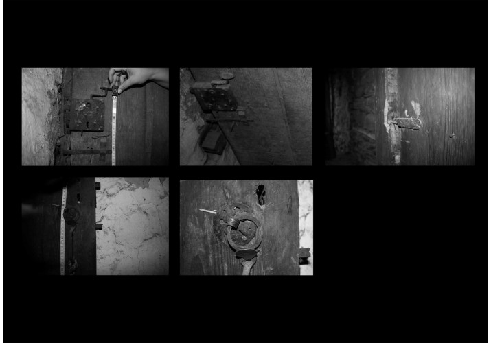 Φωτογραφίες εσωτερικής πόρτας κτιρίου 70, Λεπτομέρειες Κλειδαριάς