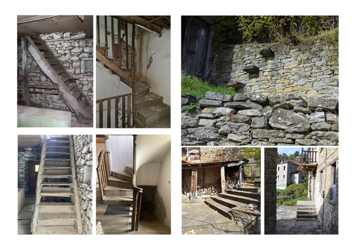 Φωτογραφίες εσωτερικών και εξωτερικών σκαλών