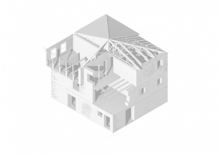 Αξονομετρικό Αφαιρετικό Μοντέλο του κτιρίου 70
