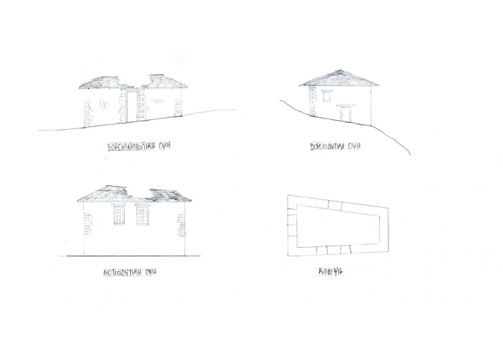 Όψεις και Κάτοψη παράσπιτου Κτιρίου 78.