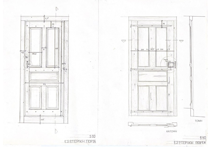 ΛΕΠΤΟΜΕΡΕΙΑ ΠΟΡΤΑΣ (κτήριο 21)