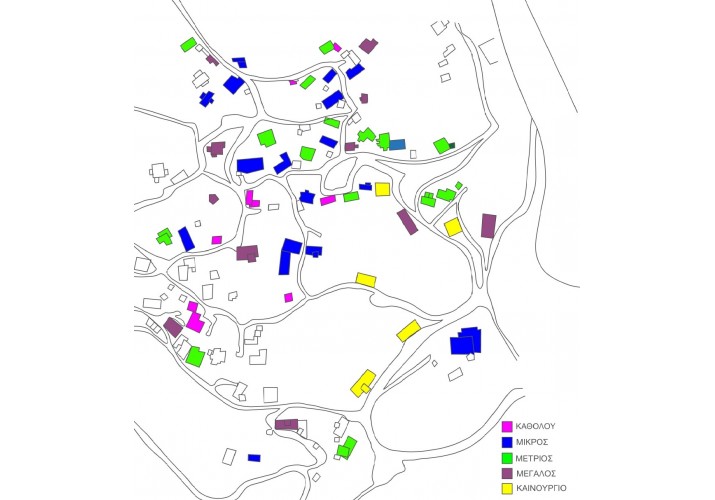 Χάρτης βαθμού αλλοίωσης κτηρίων