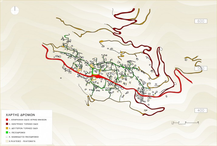 Χάρτης δικτύου δρόμων