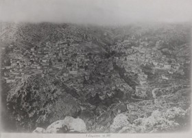 Γενική άποψη του οικισμού της Στεμνίτσας (1900)