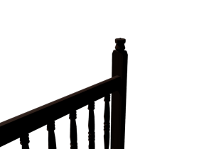 Λεπτομέρεια τρισδιάστατου μοντέλου σκάλας από το αρχοντικό Καραγιαννόπουλου.