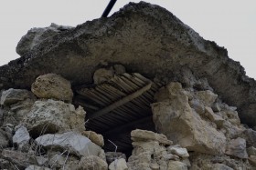 Κατάσταση στέγης στο Παλαιόκαστρο.