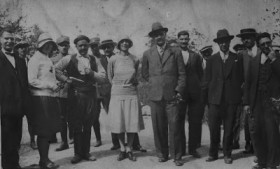 Μαρκαντωνάκης,Περιστεράς,Έλενα Βενιζέλου και Πλαστήρας στα Τοπόλια