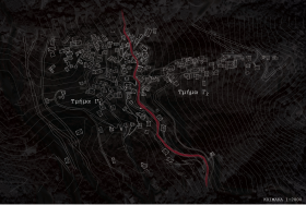 Χωρισμός της περιοχής μελέτης μας σε 2 υποενότητες